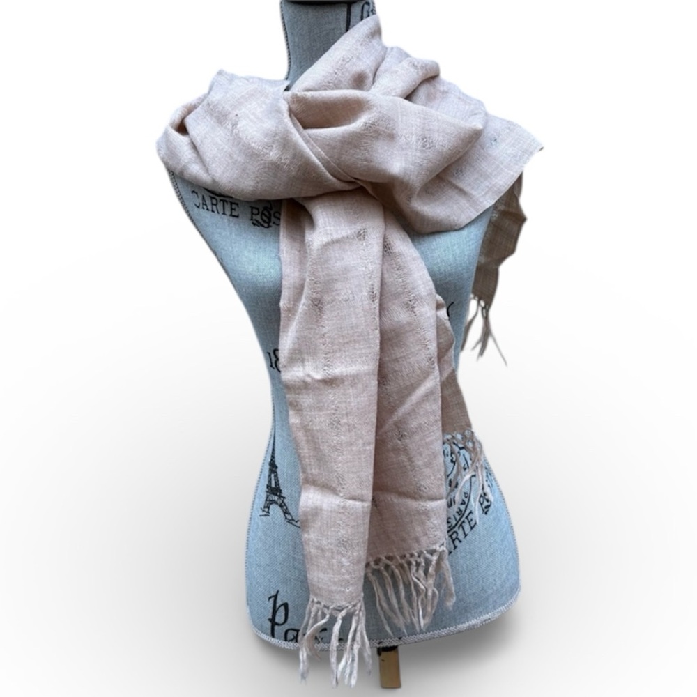 100% Wool Scarf Handwoven